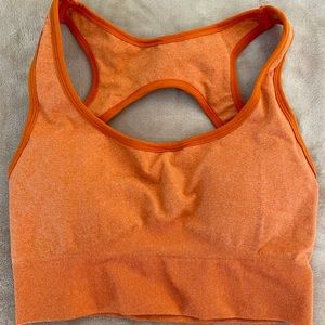 NVGTN Eclipse Seamless Bra in burnt orange